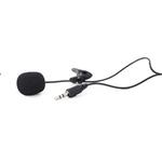 Mikrofon s klipsnou, GEMBIRD MIC-C-01, černý