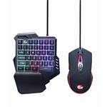 Mouse gaming set with keyboard IVAR TWIN