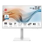 MSI monitor Modern MD241PW, 24"/1920 x 1080 (FHD)/IPS/5ms/1000:1/250cd / m2/ HDMI/USB C/ Bílá
