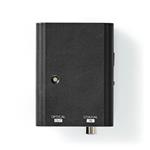 Nedis ACON2505BK - Digitální audio převodník | 1cestný | Vstupní konektor: 1x S / PDIF | Výstupní konektor: Toslink Zásuvka | Man