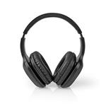Nedis HPBT1200BK - Bezdrátová Sluchátka | Over-ear | Až 10 hodin | Vestavěný mikrofon | Ovládání stiskem