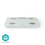 Nedis WIFIHS10WT - SmartLife Osobní Váha | Wi-Fi | BMR / Hmotnost / Kosti / Svaly / Tuk / Voda | 8 Paměťových Slotů | Špičkové za