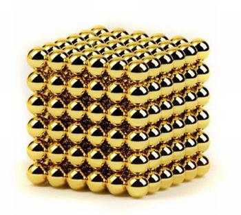 NeoCube Gold - zlaté 5 mm v dárkové krabičce