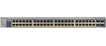 Netgear 48xGbE PoE and 4SFP (8xPoE+), 2nd generation SMART SWITCH, Budget 384W, static routing