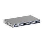 Netgear - 48xGbE, Smart Switch, 2 Copper/SFP Combo Ports, 2 Dedicated SFP Ports  - GS748T