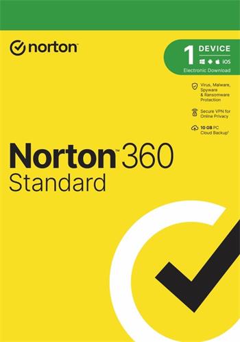 NORTON 360 STANDARD 10GB CZ 1 USER 1 DEVICE 36MO SWS DRMKEY FTP