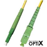 OPTIX LC/APC-LC/APC patch cord 09/125 2m duplex G657A 1,8mm