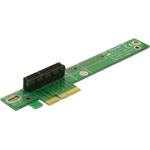 PCI Express RiserCard  x4 to 1x PCIe x4 right