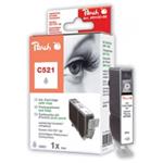 PEACH kompatibilní cartridge Canon CLI-521GY, Grey, 10 ml
