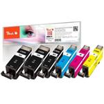 PEACH kompatibilní cartridge Canon CLI-526 MultiPack Plus, 32xbk, pbk, c, m, y