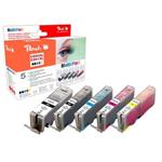 PEACH kompatibilní cartridge Canon PGI-550/CLI-551 MultiPack, 2xBlack, Cyan, Magenta, Yellow, 23ml, 4x13m
