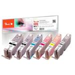 PEACH kompatibilní cartridge Canon PGI-550XL/CLI-551XL Multi-6-Pack, Black1x23 ml, Black,Cyan,Magenta,Yellow,Grey 5x13ml
