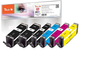 PEACH kompatibilní cartridge Canon PGI-580, CLI-581, MultiPack Plus