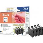 PEACH kompatibilní cartridge Epson T1816, Black, Cyan, Magenta, Yellow, 15 ml. 3x 10 ml