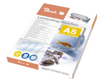 PEACH laminovací folie A5 (154x216mm), 125mic, PPR525-03