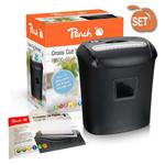 PEACH skartovačka křížový řez PS500-40, 21l
