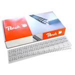 PEACH vazací drátěný Binding Combi Box 3:1" Easy-Wire 34 loop A4 8mm silver