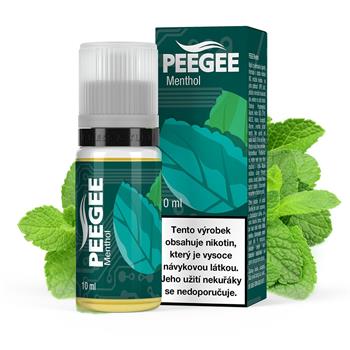 PEEGEE - Mentol (Menthol) 6mg (s kolkem, včetně spotřební daně)
