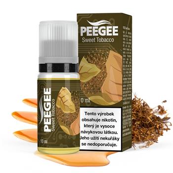 PEEGEE - Sladký tabák (Sweet Tobacco) 6mg (s kolkem, včetně spotřební daně)