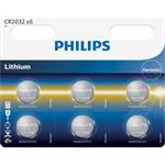 Philips Knoflíková baterie Lithium CR2032P6/01B