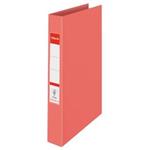 Plastic ring binder Esselte Colour´Breeze 2RR/25mm, coral