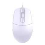 PLATINET OMEGA MYŠ 3D, OFFICE BASIC, 1000DPI, 1.2M USB, BÍLÁ