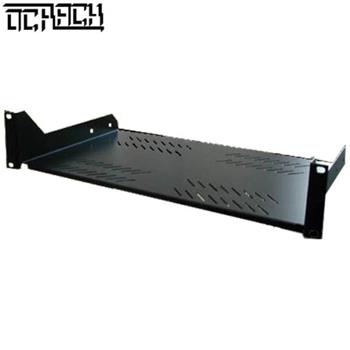 Polička s perforací 2U 400mm max.nosnost 25kg