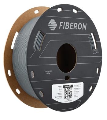 Polymaker Fiberon™ PA6-GF25 Grey, 500g, 1,75 mm, filament se skelnými vlákny