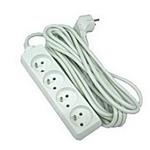 PremiumCord Extension Power Cable,  Length 2 M, 4 outlets