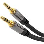 PremiumCord HQ stíněný kabel stereo Jack 3.5mm - Jack 3.5mm M/M 1,5m