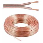 PremiumCord Kabely na propojení reprosoustav 99,9% měď 2x2,5mm2 50m