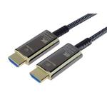 PremiumCord Ultra High Speed HDMI 2.1 optical fiber cable 8K@60Hz, gold plated 15m