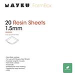 Resin Sheets 1.5mm (20ks), materiál pro Formbox
