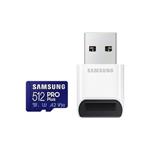 Samsung micro SDXC karta 512 GB PRO Plus + USB adaptér