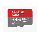 SanDisk MicroSDXC karta 64GB Ultra (120 MB/s, A1 Class 10 UHS-I, Android) + adaptér