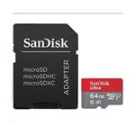 SanDisk MicroSDXC karta 64GB Ultra (120MB/s, A1 Class 10 UHS-I, Android - Tablet Packaging, Memory Zone App) + adaptér