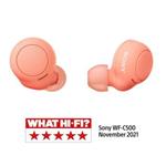 SELEKCE SONY WFC500D Skutečně bezdrátová sluchátka Sony  - Orange/Red