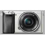 SONY ILCE-6000 Fotoaparát Alfa 6000 s bajonetem E + 16-50mm objektiv - Silver