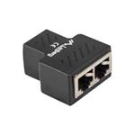 Stíněná LAN rozbočka FTP/STP, 1xRJ45 -> 2x RJ45 (rozdvojka/spojka)