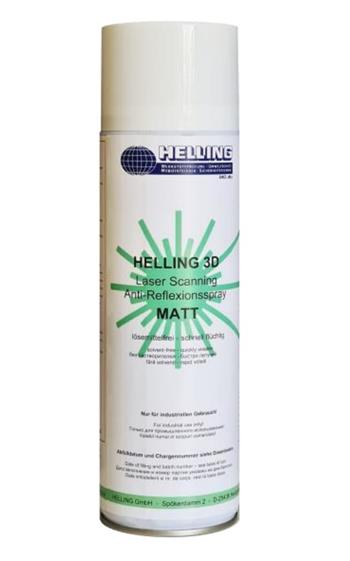 Sublimační (odpařovací) antireflexní sprej pro 3D skenování, HELLING 3D Laser Scanning Anti-Reflexionsspray MATT, 500ml