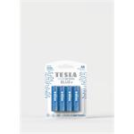 Tesla AA BLUE+ zinkouhlíková, 4 ks