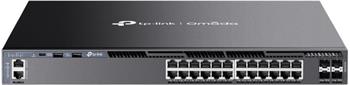 TP-Link SG6428X Omada 24 port gigabit RJ45 stackable L3 switch, 4x10 Gbps SFP+ sloty
