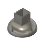 TP-LINK wall or ceiling mount with cable cover for Tapo C500/C510W/C520WS, white