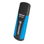 Transcend 32GB JetFlash 810, USB 3.0 flash disk, modro-černý, odolá nárazu, tlaku, prachu i vodě