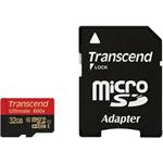 Transcend 32GB microSDHC Class10 U1,MLC,600x paměťová karta