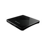 Transcend externí SLIM USB DVD černá CD-R/RW, DVD±R, DVD±RW, DVD±R DL,  DVD-RAM mechanika