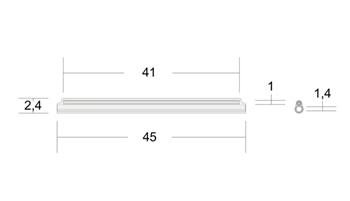 Trubičková Ochrana Optického svaru 45mm Premium OPTIX Transparent 100 Ks