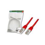 UTP patchkabel 1m (do TP zásuvky), červený