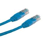 UTP patchkabel 1m (do TP zásuvky), modrý