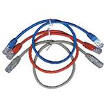 UTP patchkabel 2m (do TP zásuvky), šedý